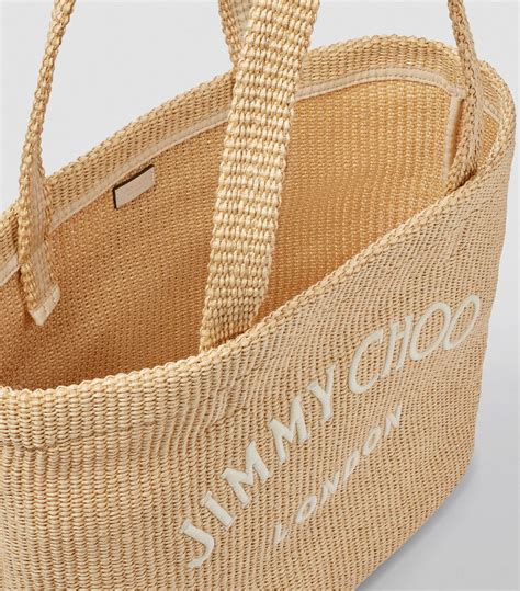 raffia beach tote